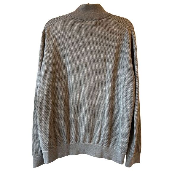 Robert Talbott Carmel 1/4 zip pullover sweater size L  cashmere and silk blend - Picture 2 of 8